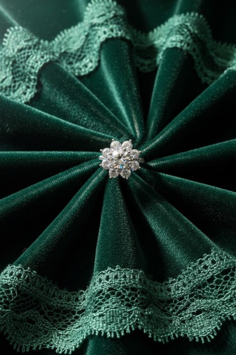 18 K Gold Plated Sterling Silver Snowflake Shaped Ring - Image 4